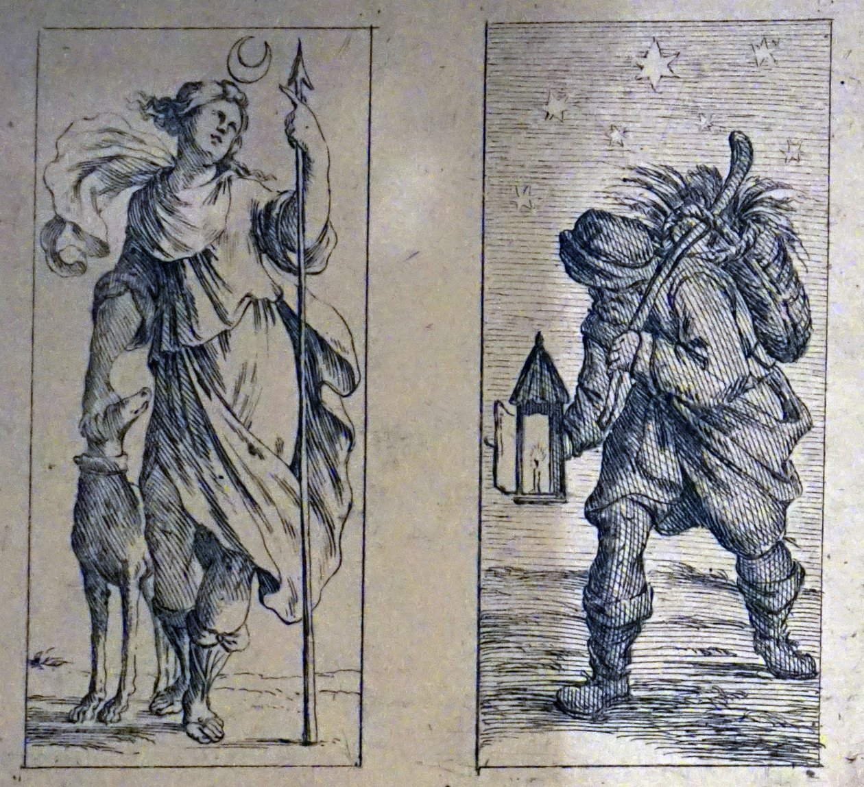 Tarotkort fra 1600-tallet av Giuseppe Maria Mitelli av Giuseppe Maria Mitelli