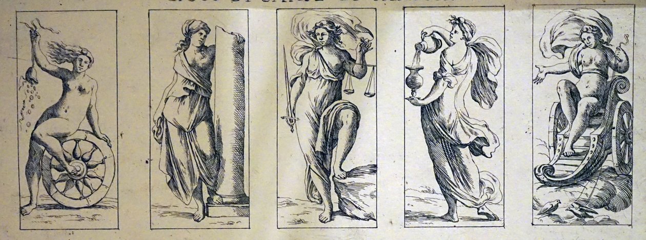 Tarotkort fra 1600-tallet av Giuseppe Maria Mitelli av Giuseppe Maria Mitelli