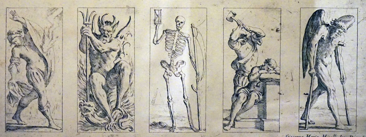 Tarotkort fra 1600-tallet av Giuseppe Maria Mitelli av Giuseppe Maria Mitelli