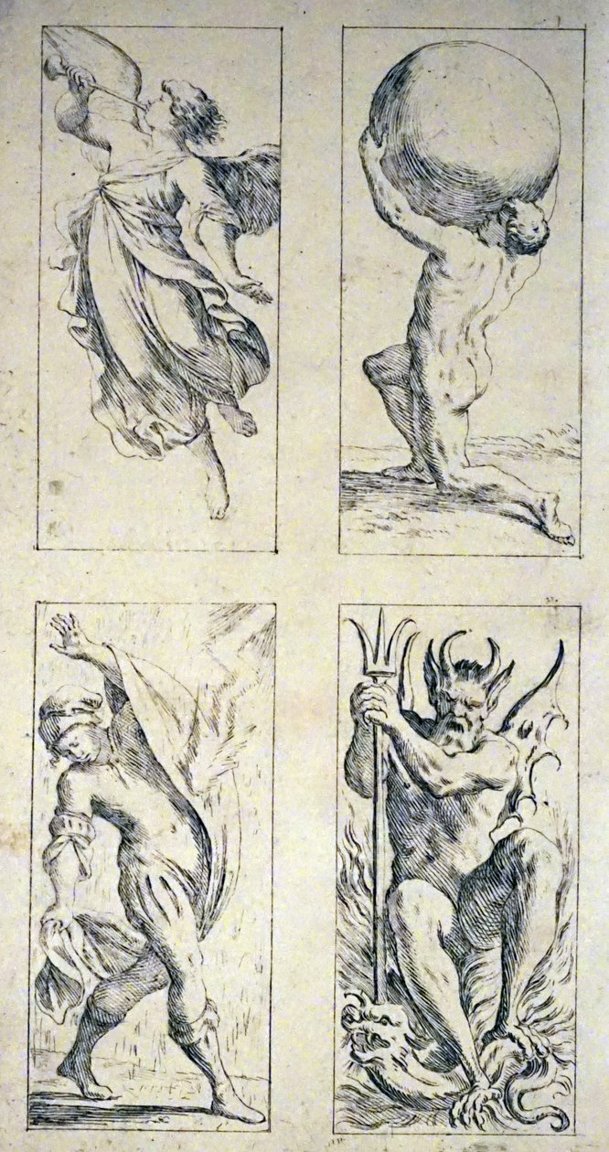 Tarotkort fra 1600-tallet av Giuseppe Maria Mitelli av Giuseppe Maria Mitelli