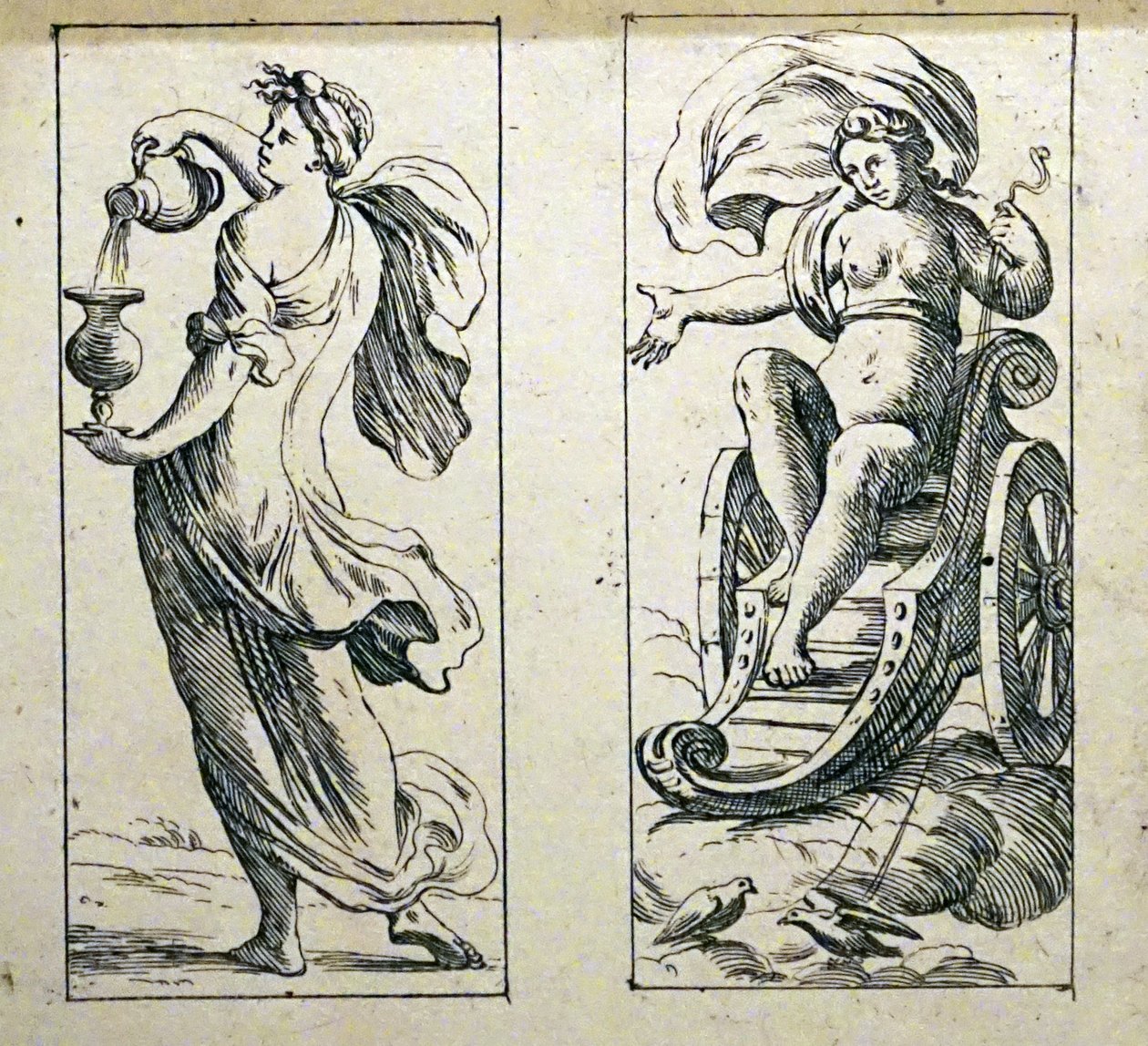 Tarotkort fra 1600-tallet av Giuseppe Maria Mitelli av Giuseppe Maria Mitelli