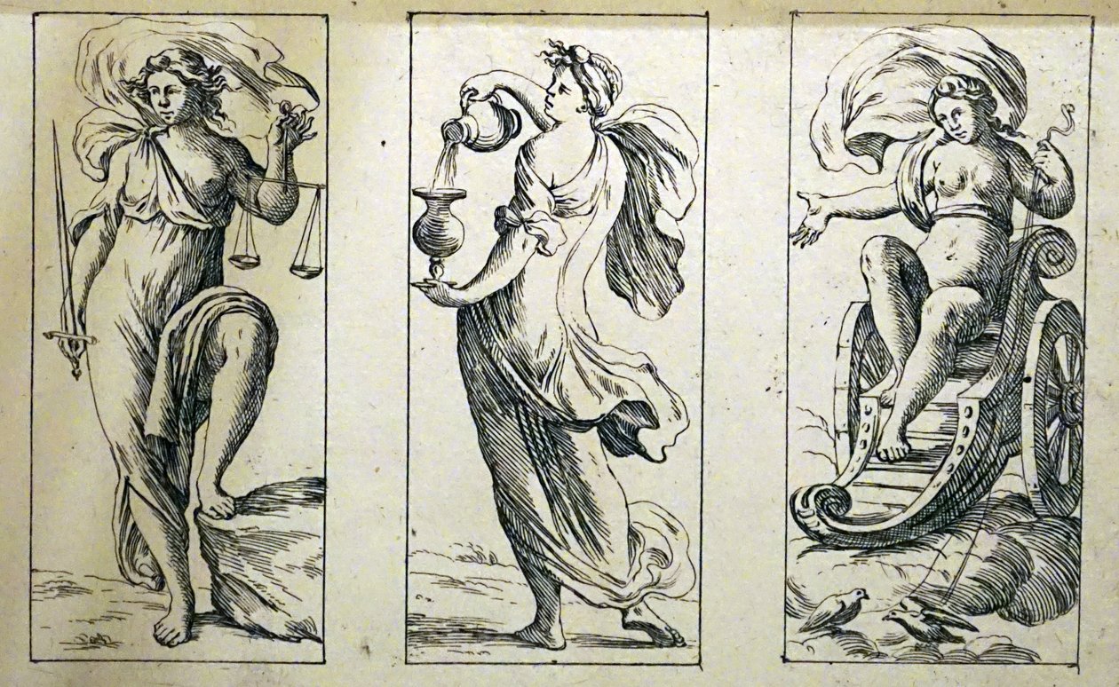 Tarotkort fra 1600-tallet av Giuseppe Maria Mitelli av Giuseppe Maria Mitelli