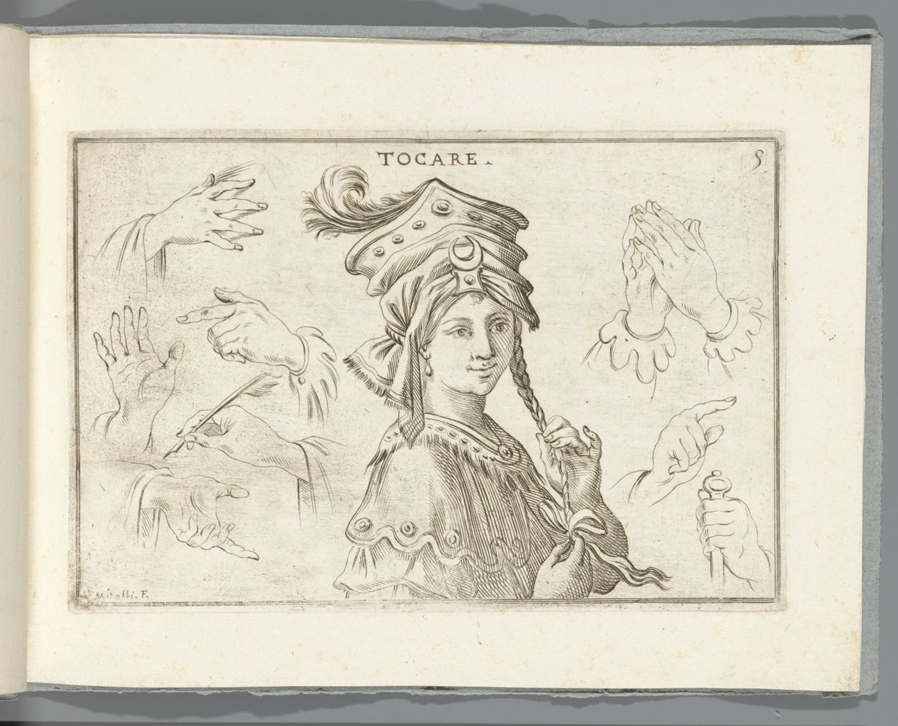 Smak Tocare (tittel på objekt) av Giuseppe Maria Mitelli