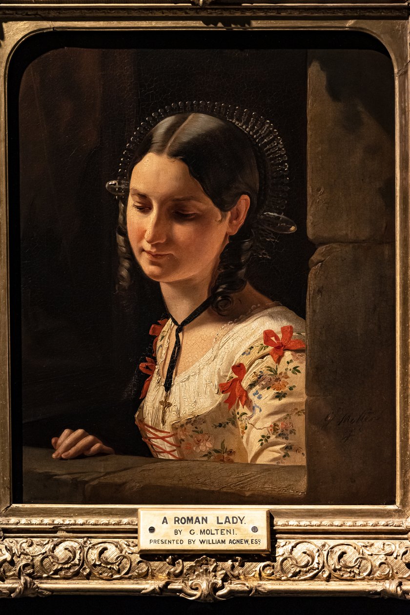 Byste av kvinnen, Lucia av de forlovede av Giuseppe Molteni