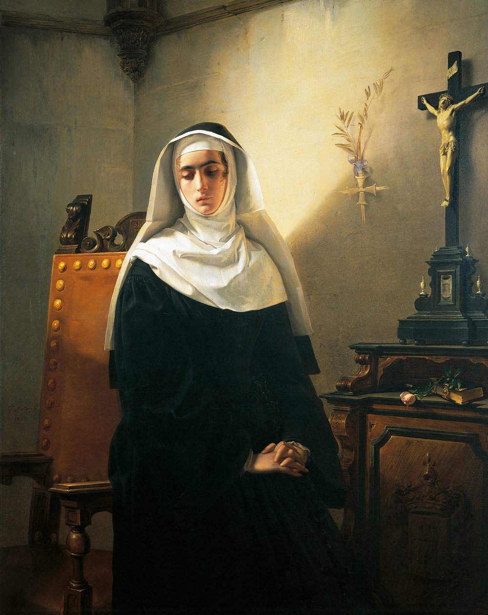 nonne av Monza av Giuseppe Molteni