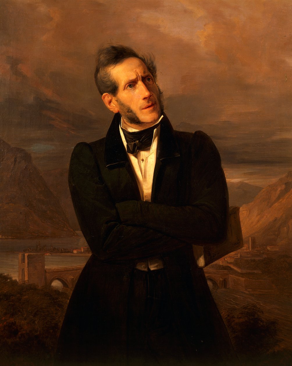 Portrett av Alessandro Manzoni (Milano av Giuseppe Molteni