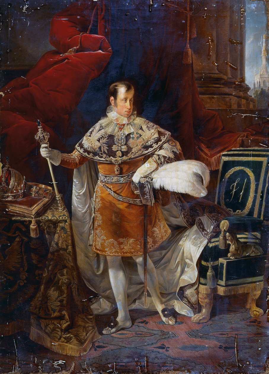 Portrett av Ferdinand I av Østerrike (Wien av Giuseppe Molteni