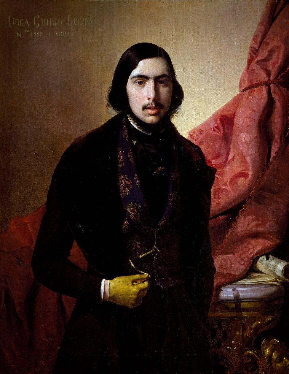 Portrett av Giulio Litta (Milano av Giuseppe Molteni