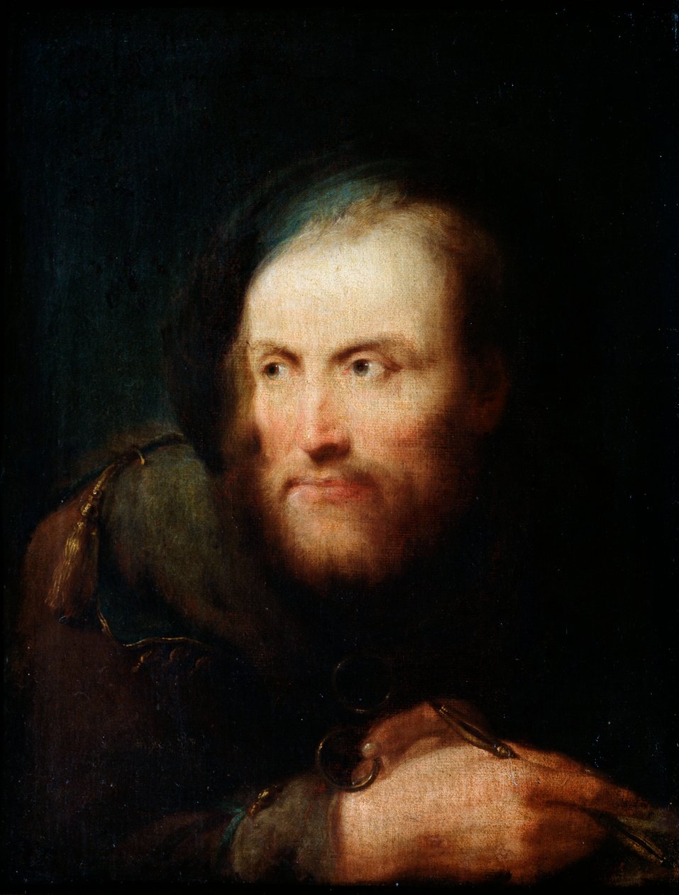 Portrett av en mann, 1700-tallet. av Giuseppe Nogari