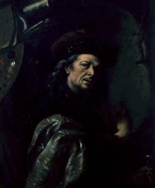 Selvportrett (olje på lerret) av Giuseppe Nuvolone