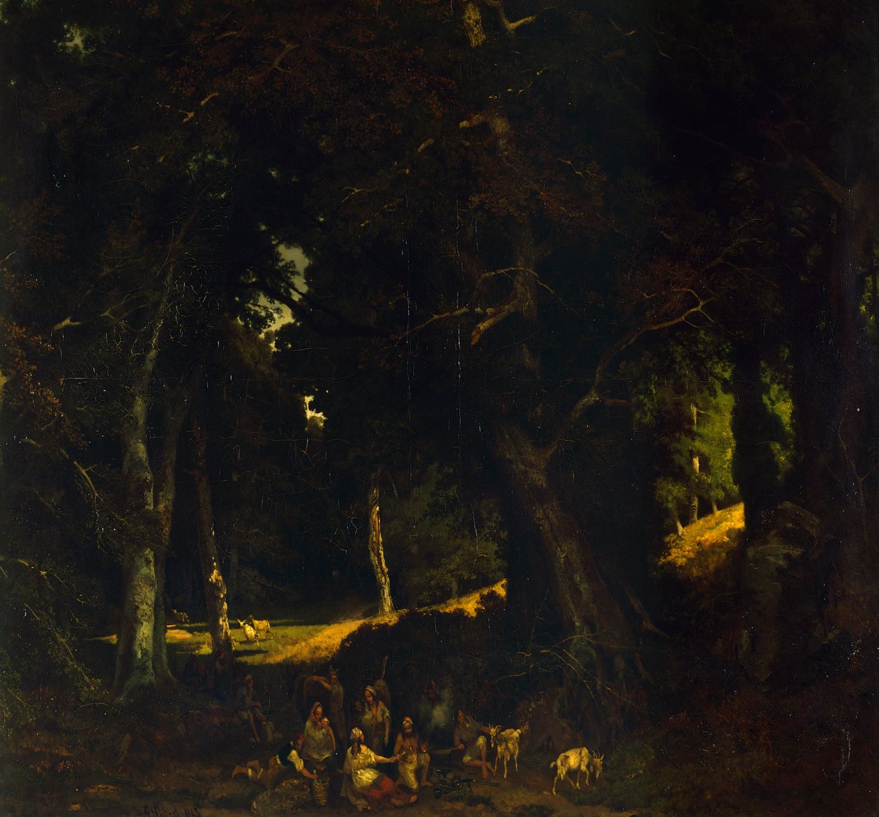 Gypsy Encampment, av Giuseppe Palizzi av Giuseppe Palizzi