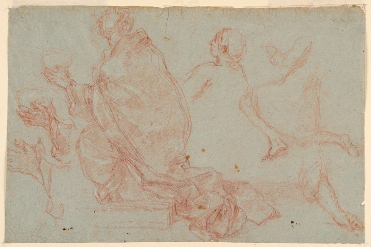 Knælende figurer av Giuseppe Passeri