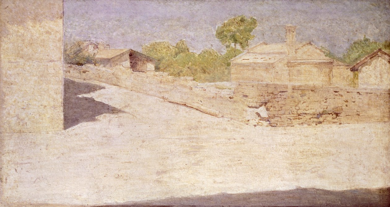 Malaspina-plassen i Volpedo av Giuseppe Pellizza da Volpedo