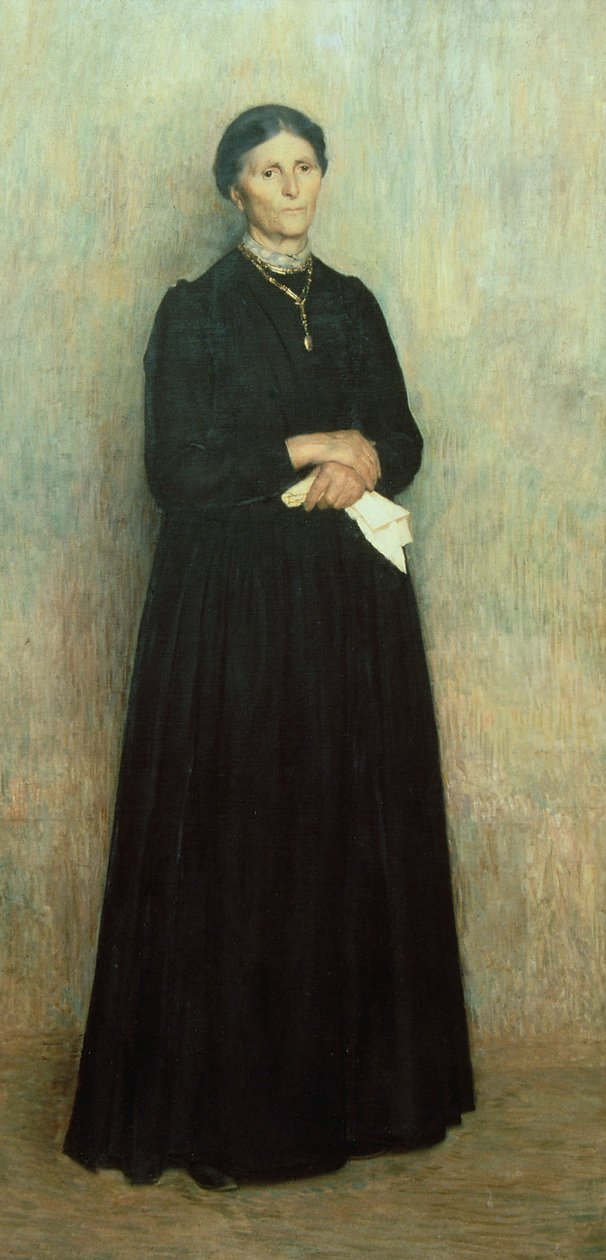 Portrett av moren hans av Giuseppe Pellizza da Volpedo