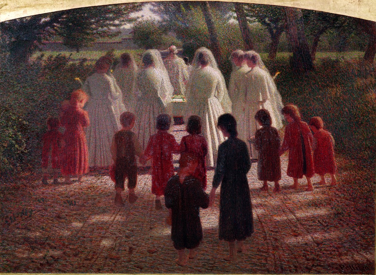 Det døde barnet, 1896-1902 av Giuseppe Pellizza da Volpedo