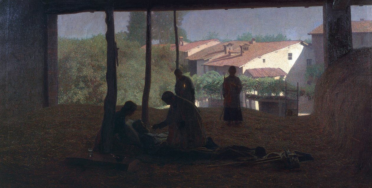 Låven av Giuseppe Pellizza da Volpedo