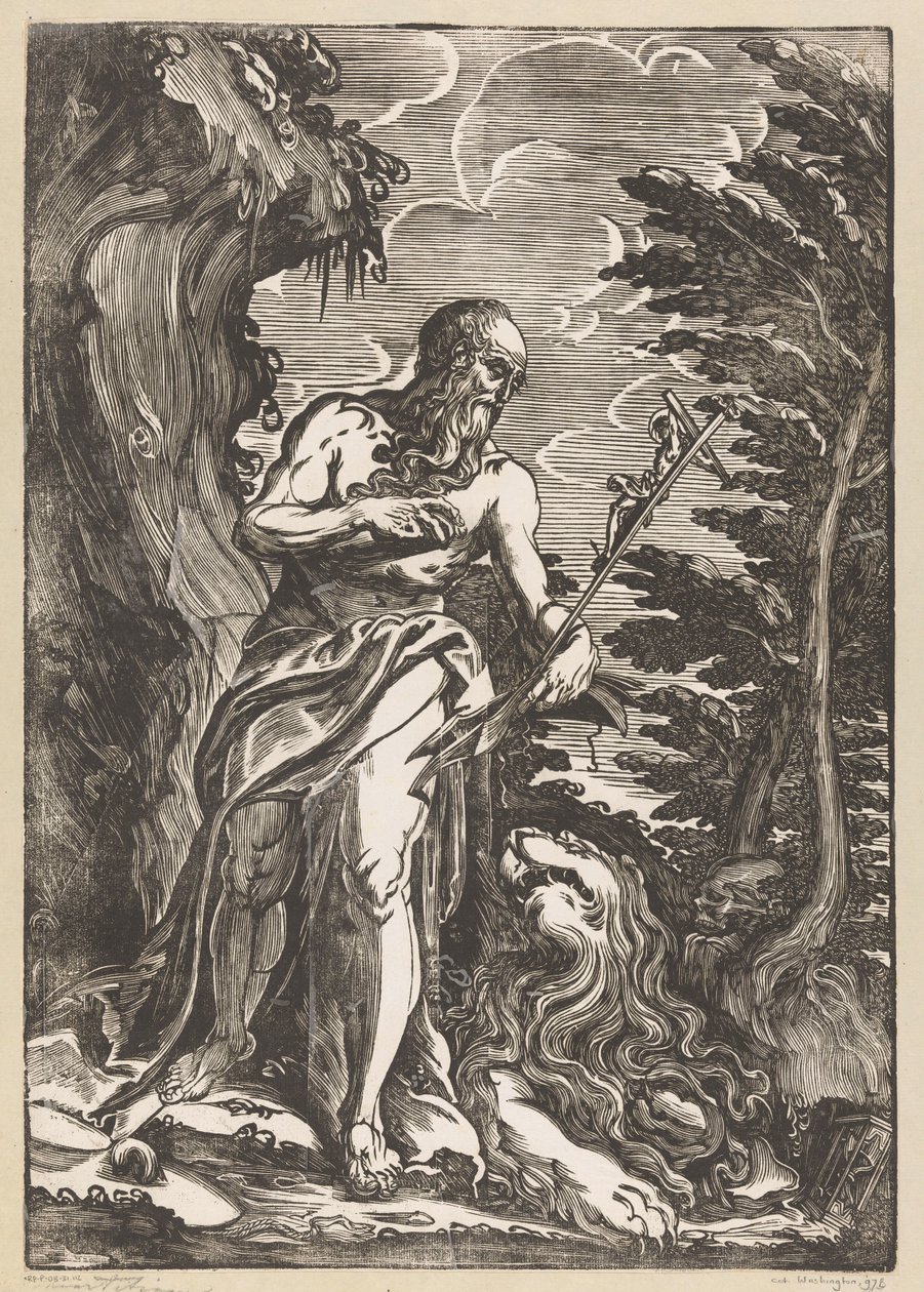 Saint Hieronymus i villmarken av Giuseppe Scolari