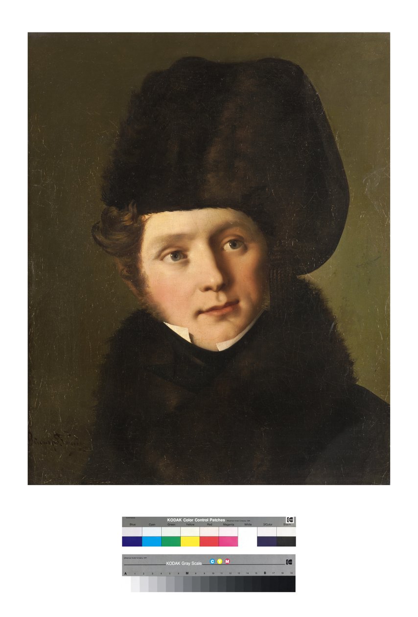Portrett av en polsk mann av Giuseppe Tominz