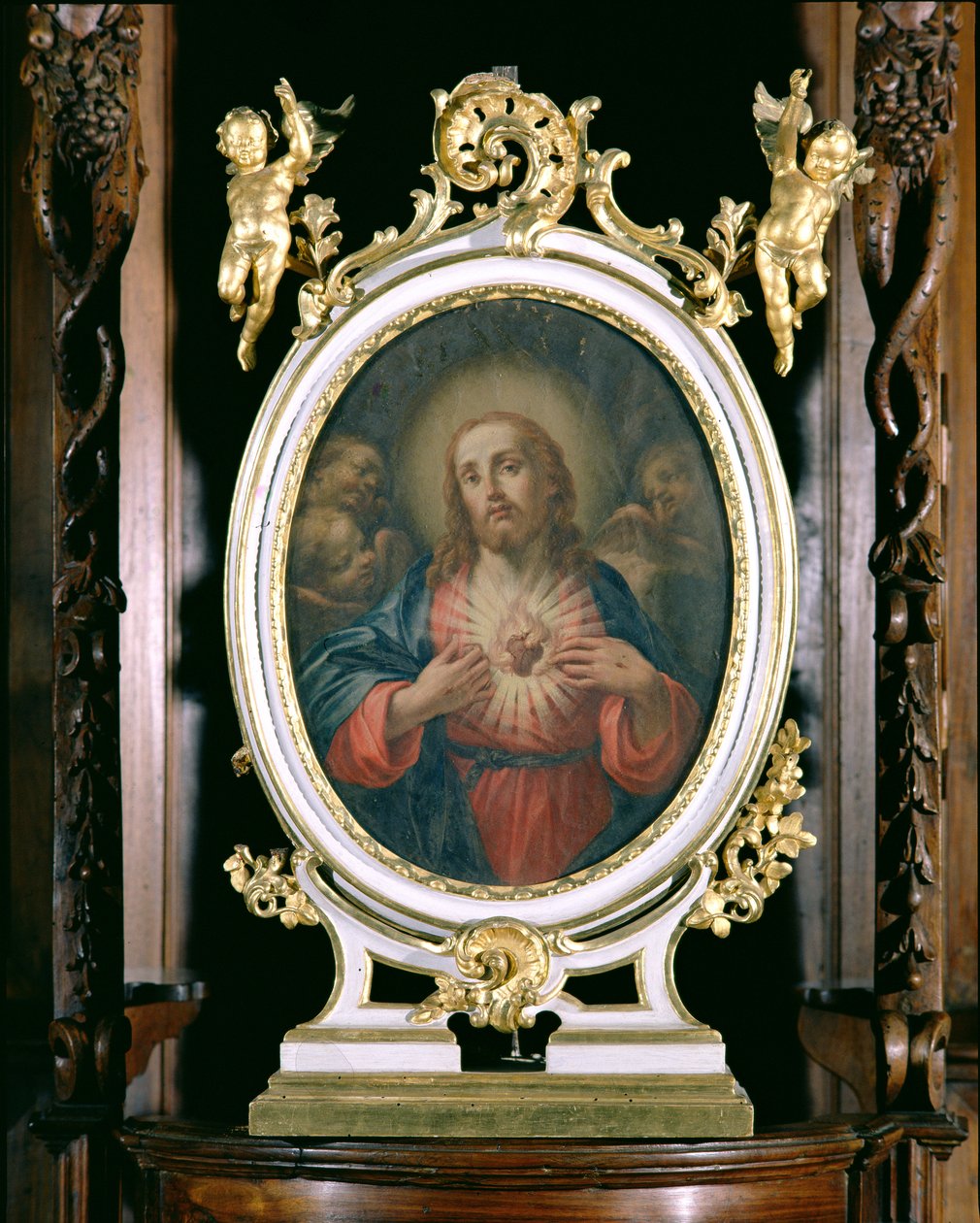 The Sacred Heart of Christ, fra Boarding School Chapel, 1766 av Giuseppe Varotti