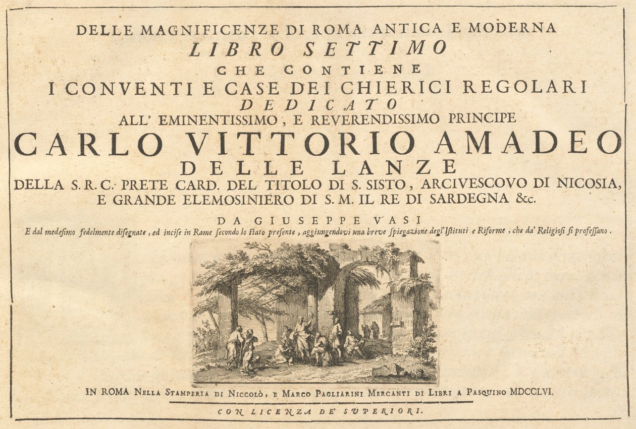 Om storslagene i det gamle og moderne Roma (bd. 3) av Giuseppe Vasi