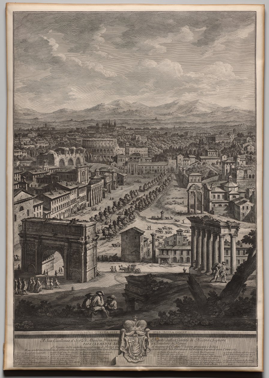 Campo Vaccino av Giuseppe Vasi