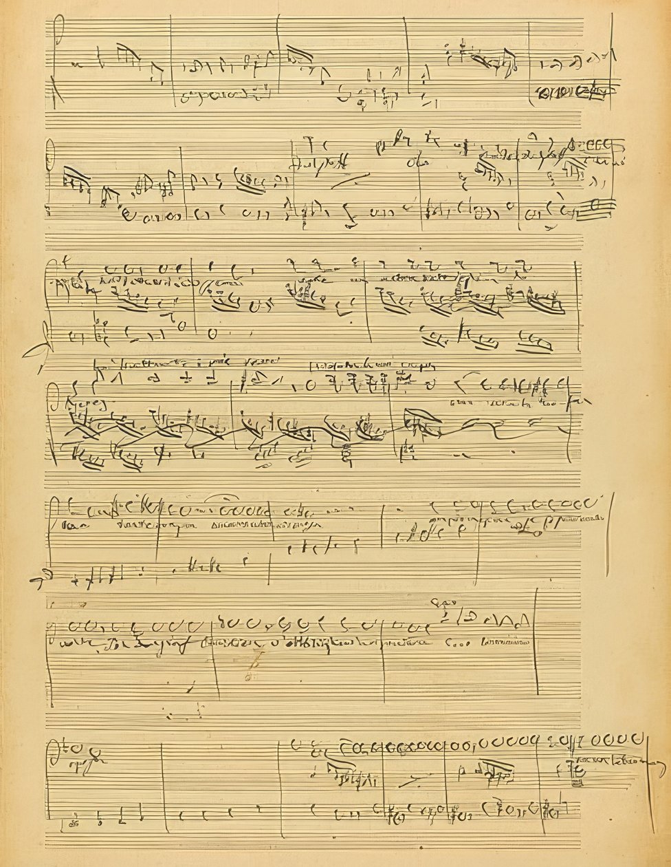 Autograf: Falstaff, opera i tre akter. 1894 av Giuseppe Verdi