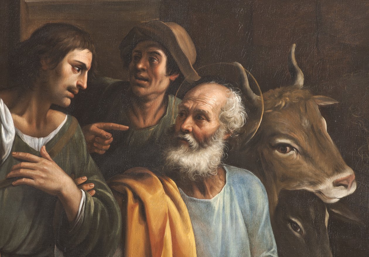 Fødselen, detalj av Giuseppe Vermiglio