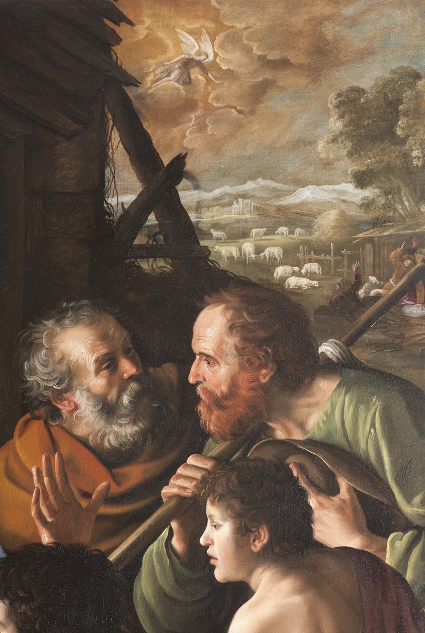 Fødselen, detalj av Giuseppe Vermiglio