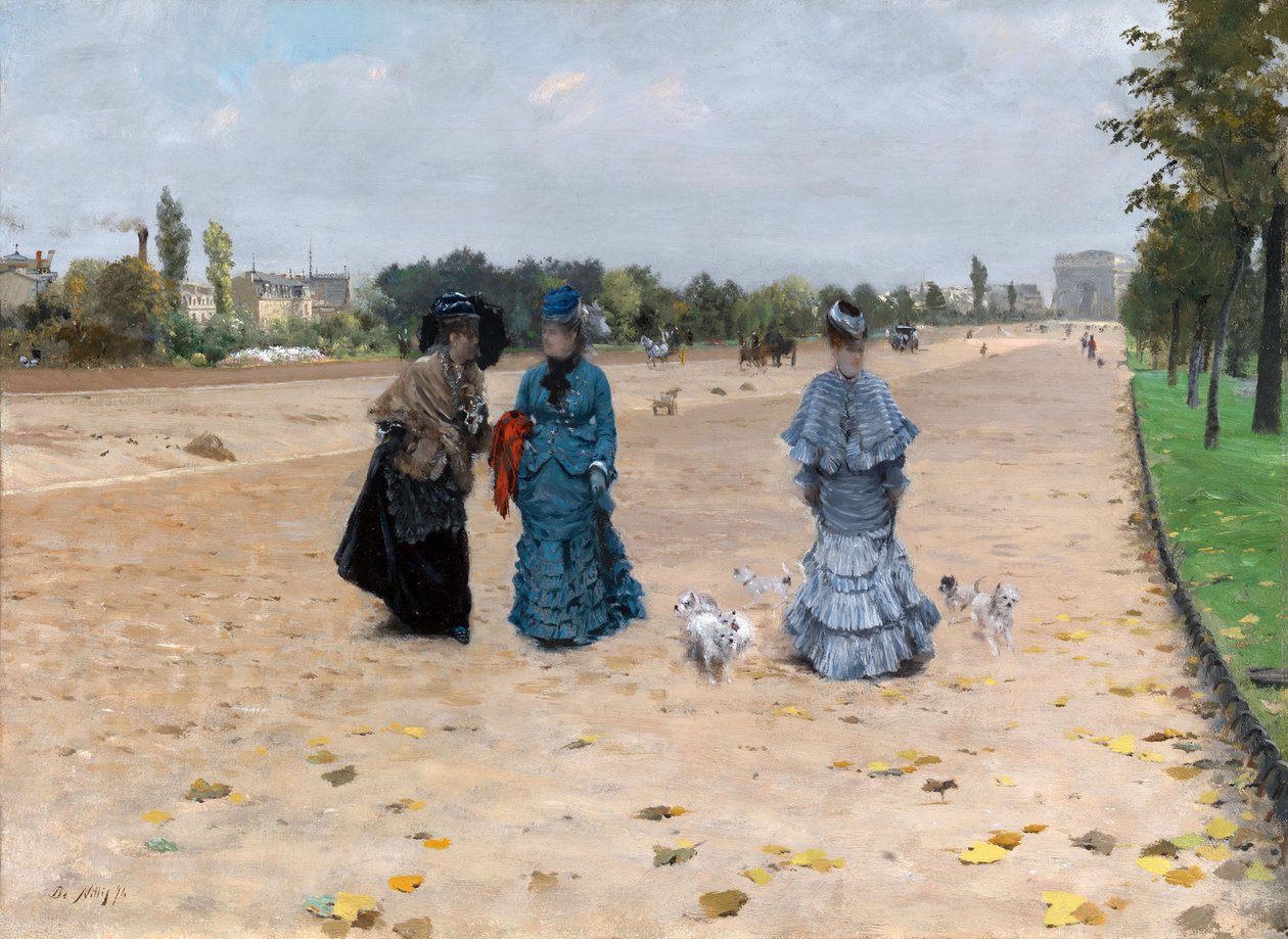 Bois de Boulogne Avenue av Giuseppe de Nittis