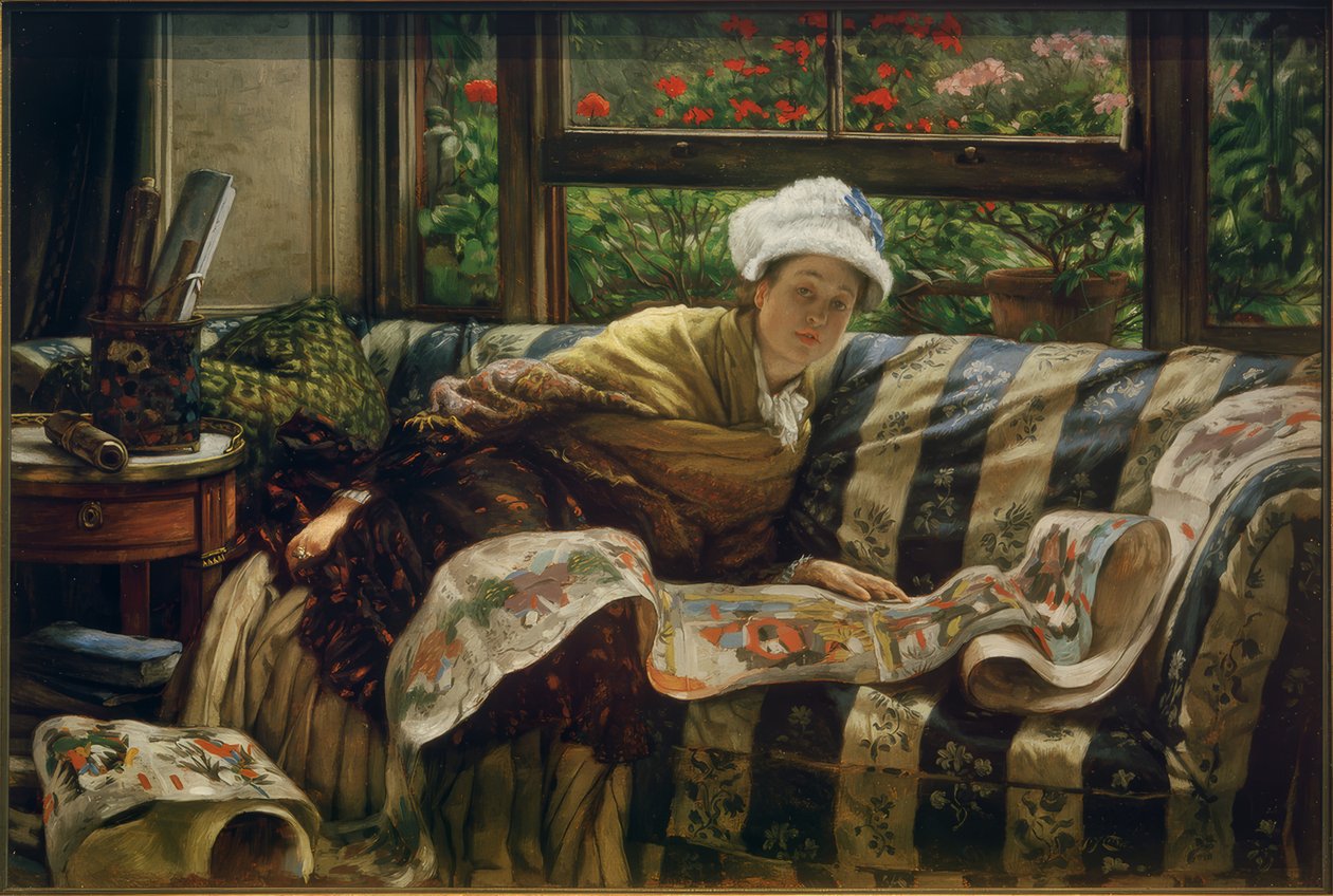 Portrett av en dame av Giuseppe de Nittis