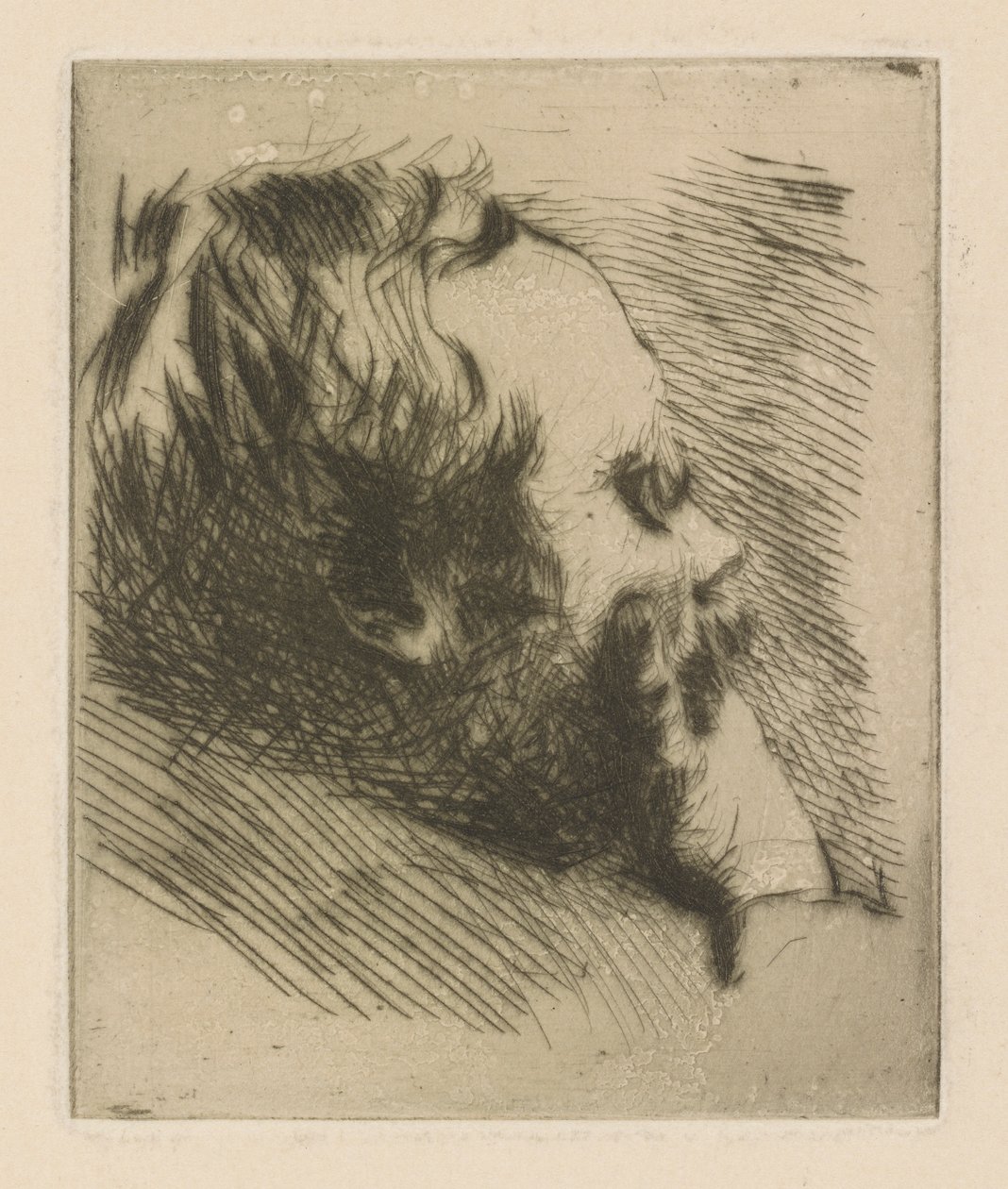 Portrett av Edgar Degas av Giuseppe de Nittis