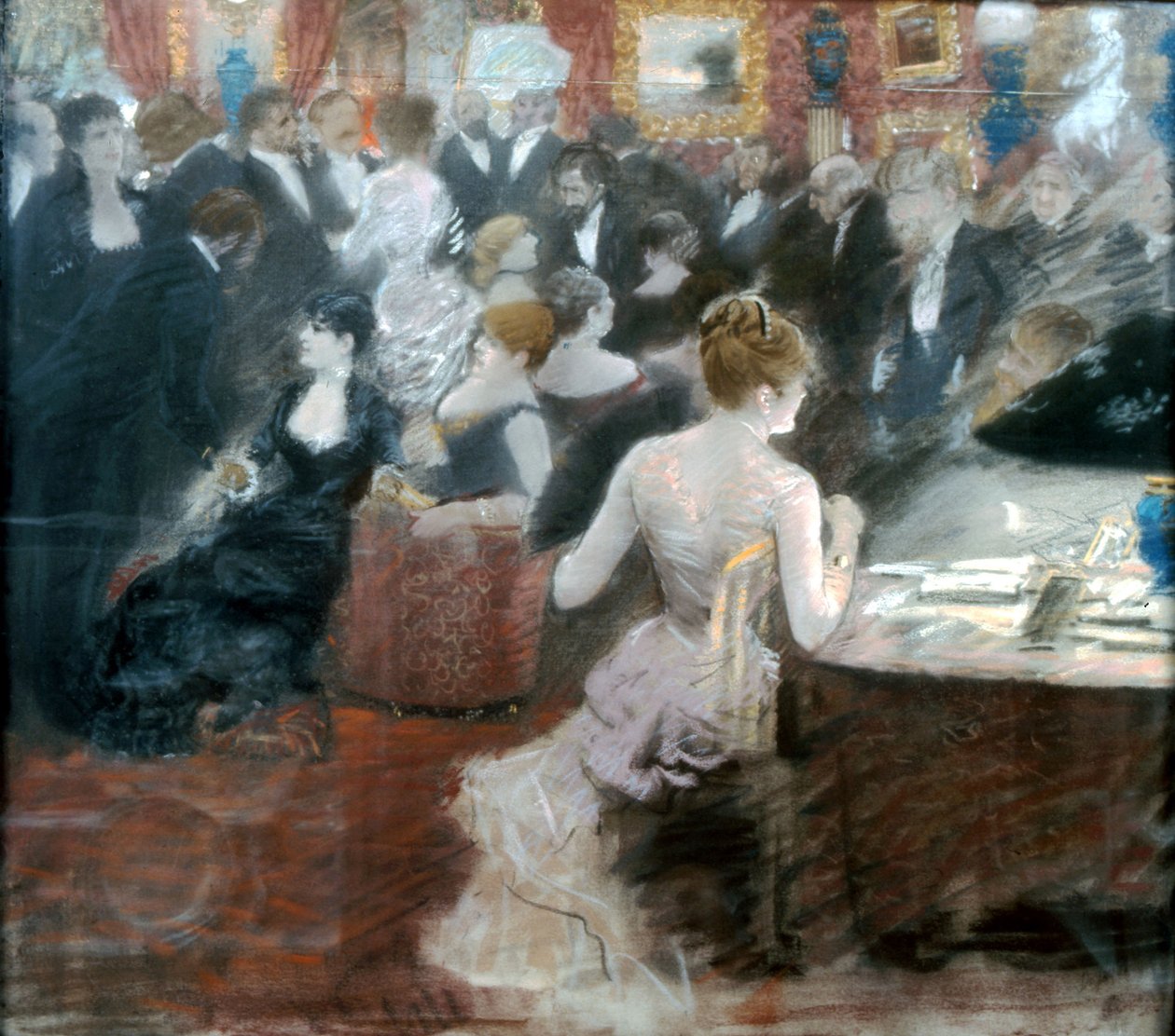 Salongen til prinsesse Mathilde av Giuseppe de Nittis