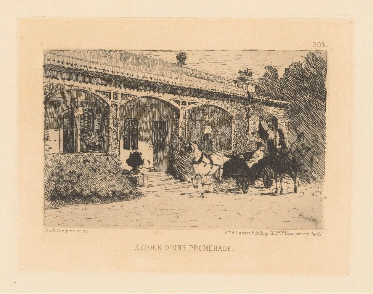 Hjemkomst fra fotturen Return d