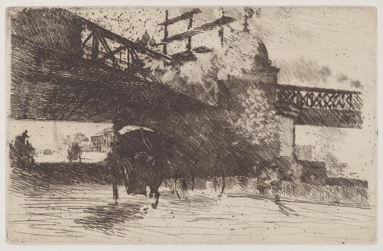 Utsikt tatt i London av Giuseppe de Nittis