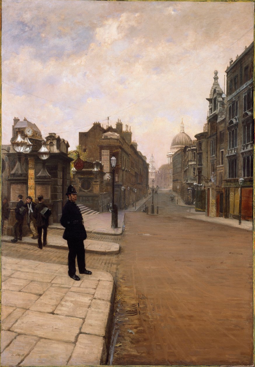 En søndag i London (maleri av Giuseppe or Joseph de Nittis
