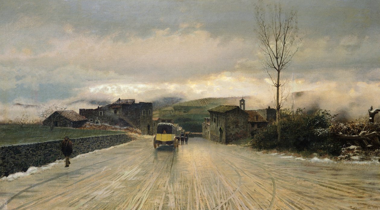 Kryss av Appenninene av Giuseppe or Joseph de Nittis