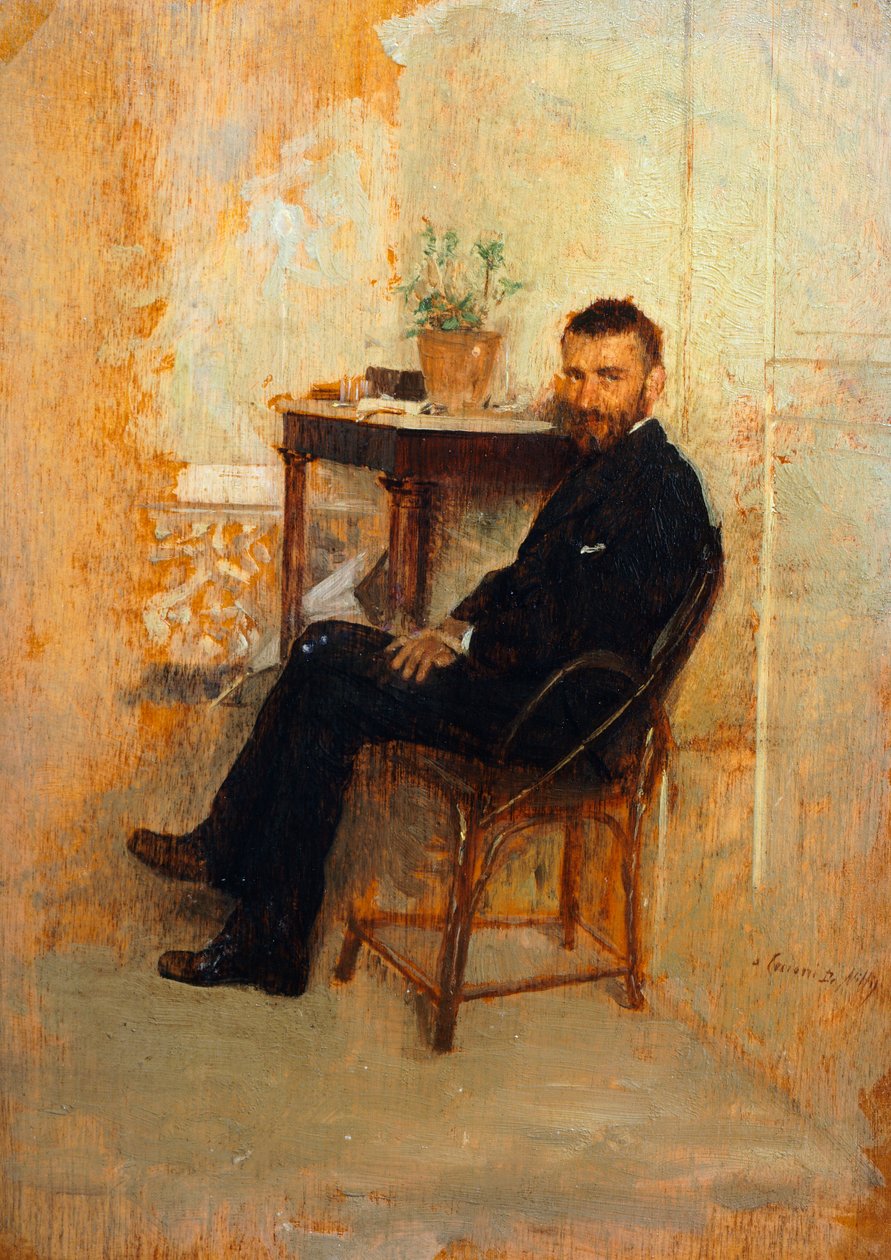 Fra toppen av treneren, av Giuseppe de Nittis (1846-1884) av Giuseppe or Joseph de Nittis