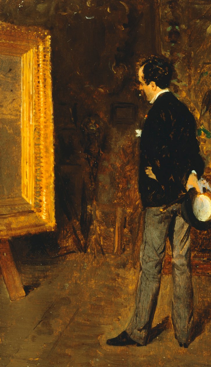 Portrett av journalist Martino Cafiero, av Giuseppe de Nittis av Giuseppe or Joseph de Nittis