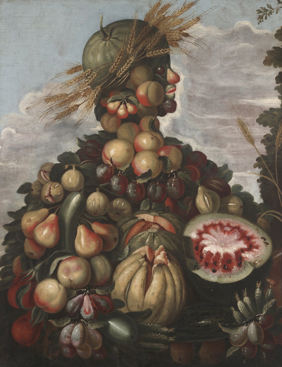 Høst, ca. 1580-1600 av Giuseppe style of Arcimboldo
