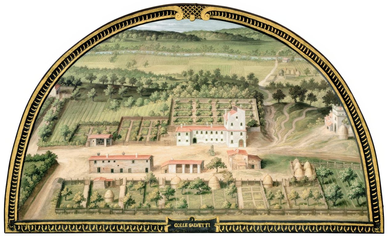 Medici Villa av Collesalvetti av Giusto Utens