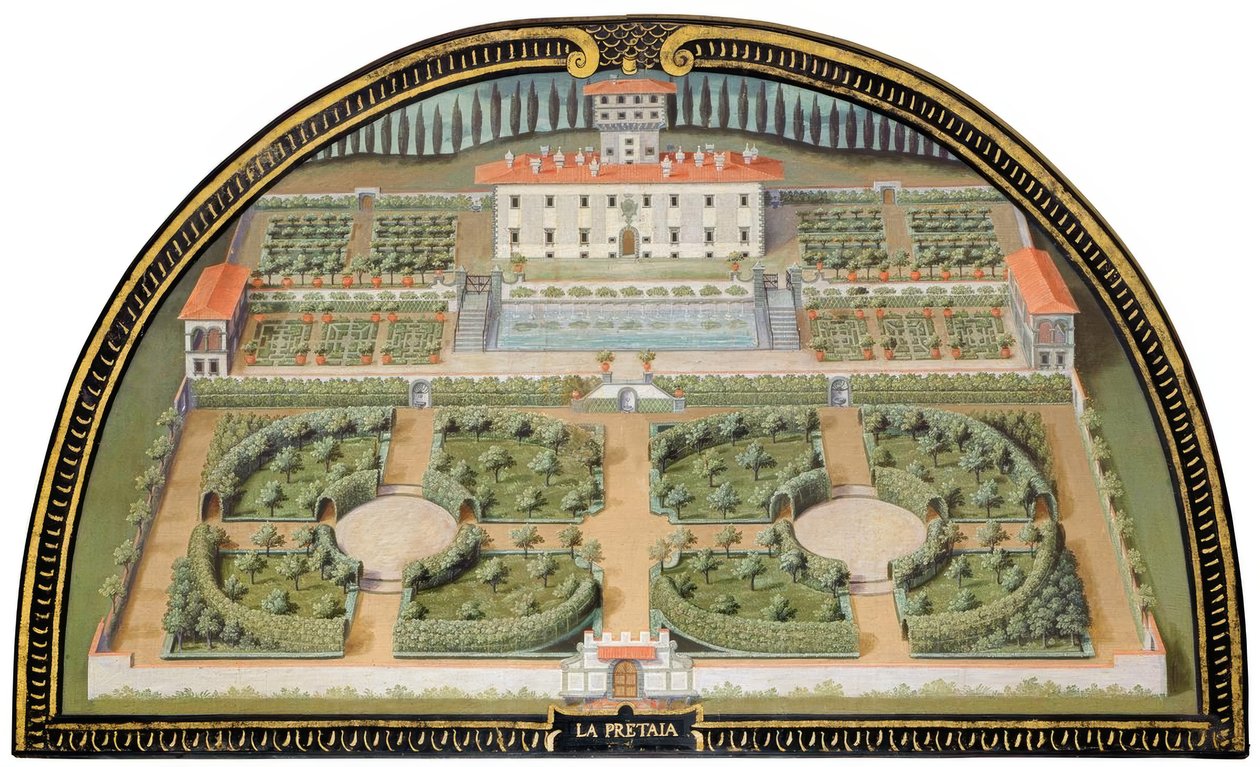 Villa Medicea La Petraia (middelaldersk kjerne, sete for Brunelleschi-familien; 1575–89 for Ferdinando I av Giusto Utens
