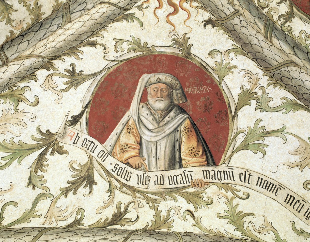 Profeten Malaki, fra Loggia d "Annunciation, 1451 av Giusto dAllamagna