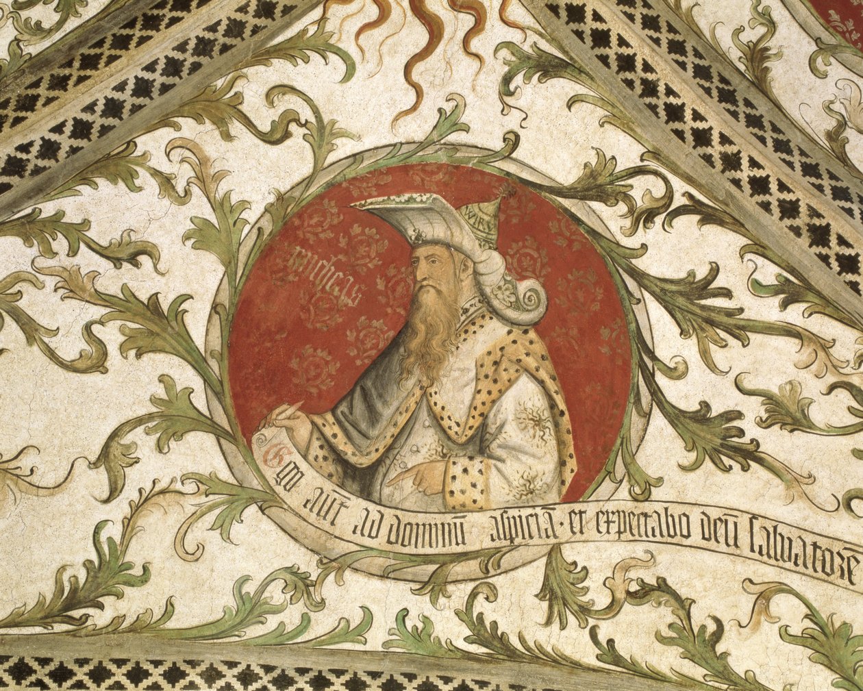 Profeten Micah, fra Loggia d "Annunciation, 1451 av Giusto dAllamagna
