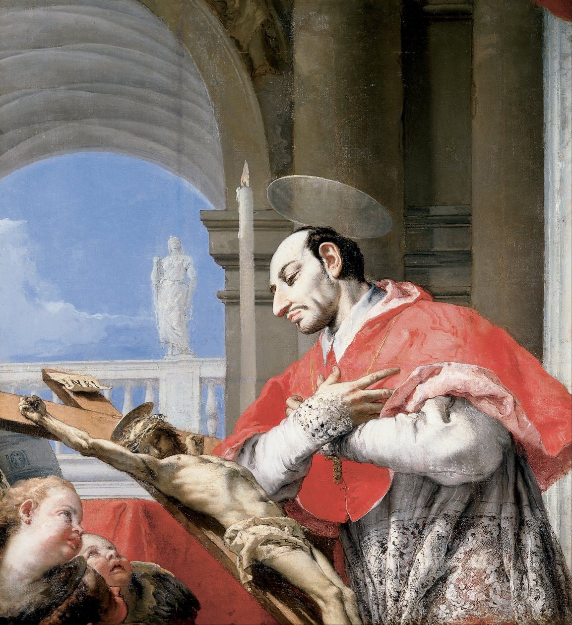 Saint Charles Borromeo av Giovanni Battista Tiepolo