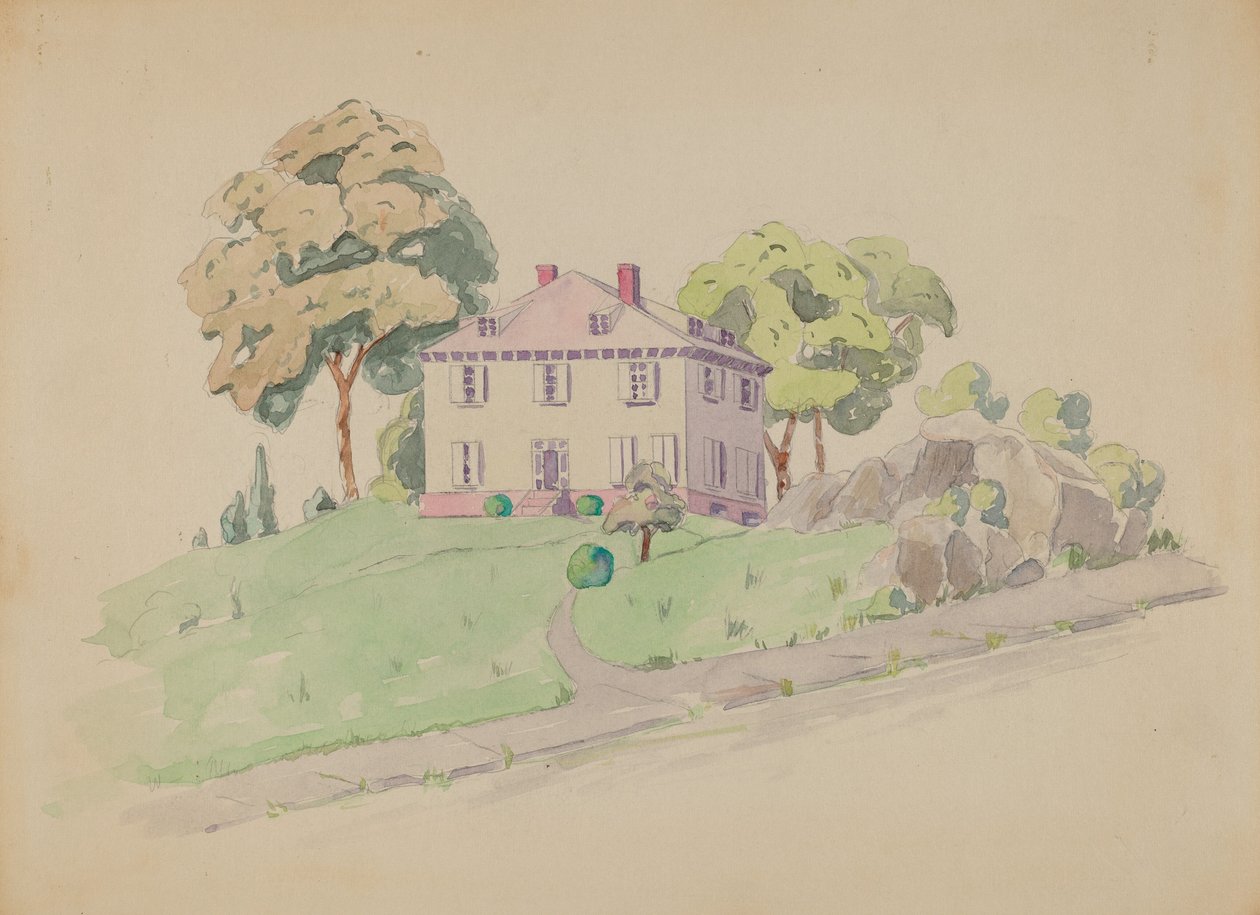 Lenrert eiendom, ca. 1936. av Gladys Cook
