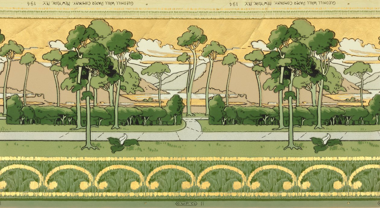 Frise av Gledhill Wall Paper Co.
