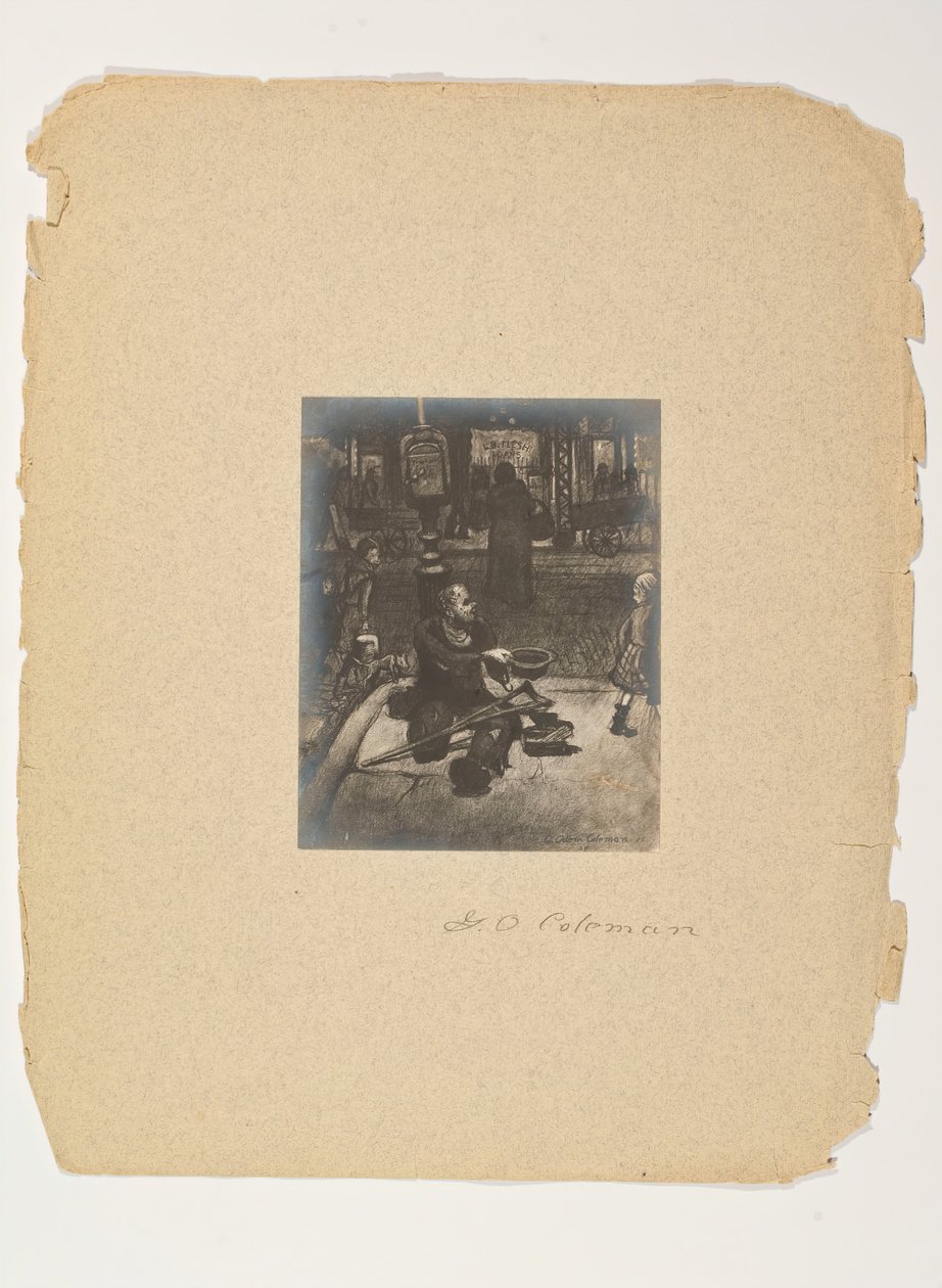 Scener fra folkets liv, portefølje uten tittel, 1905. av Glenn O Coleman