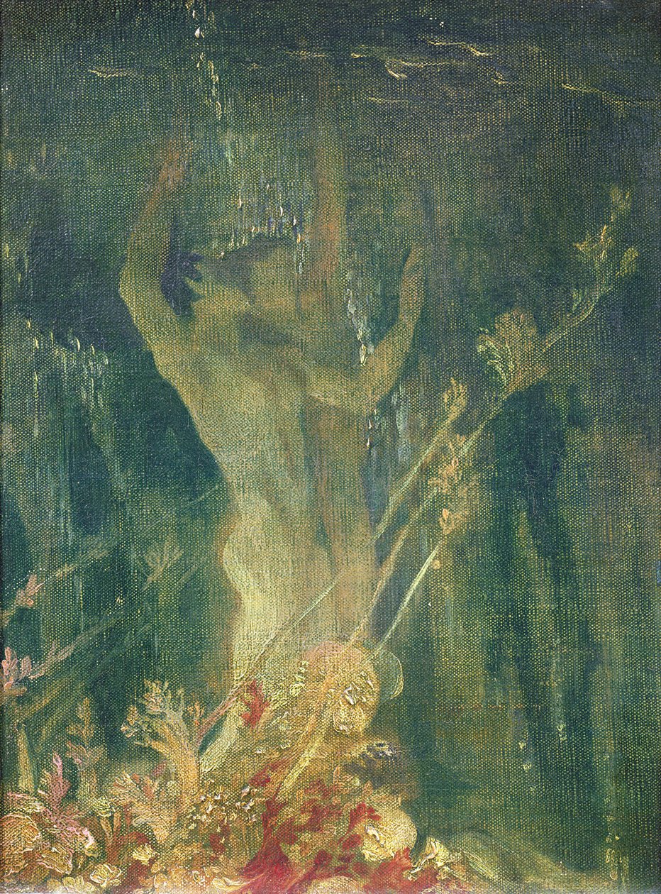 Under havet, ca. 1915 av Glyn Warren Philpot