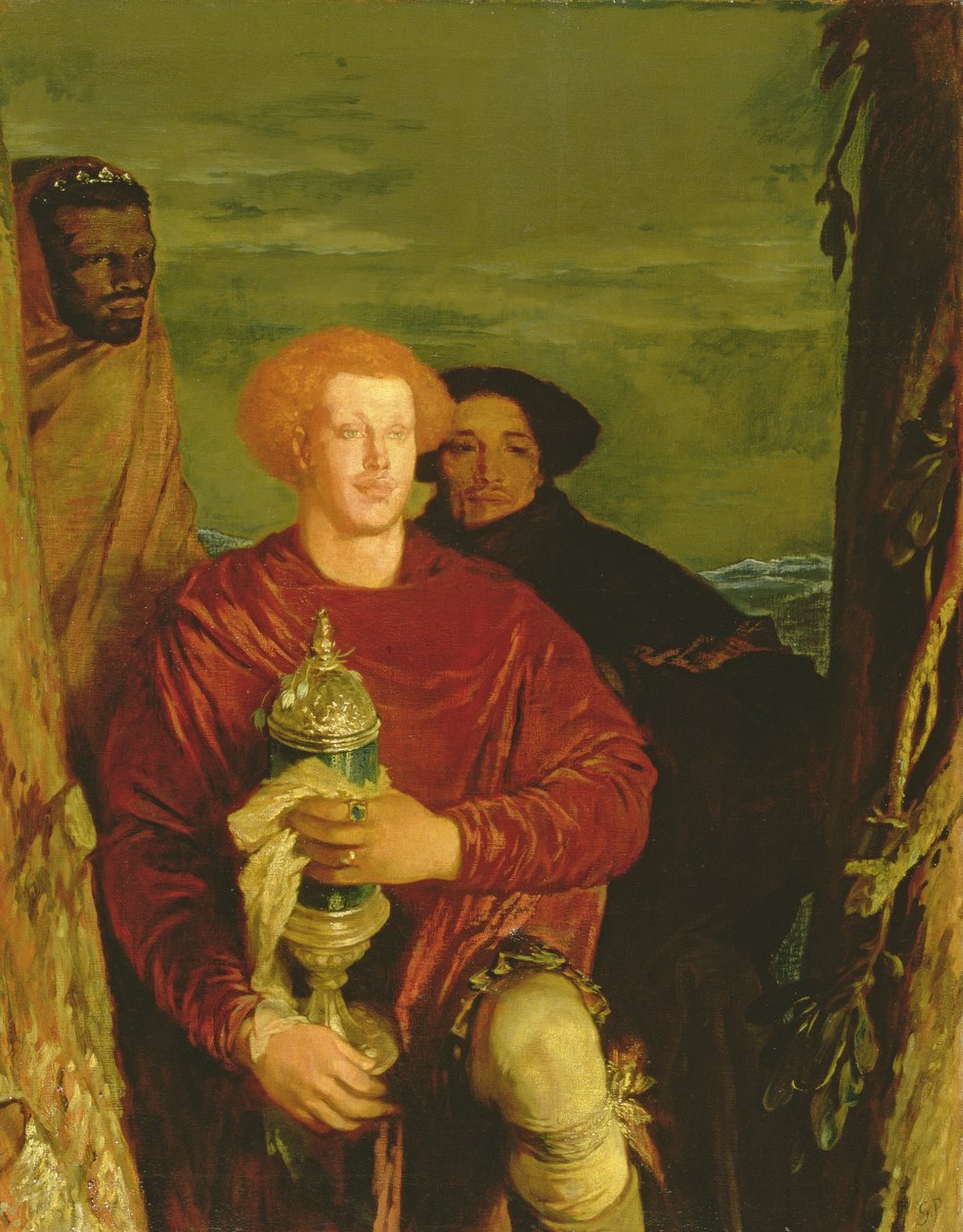 Tilbedelse av de tre konger, 1918 av Glyn Warren Philpot