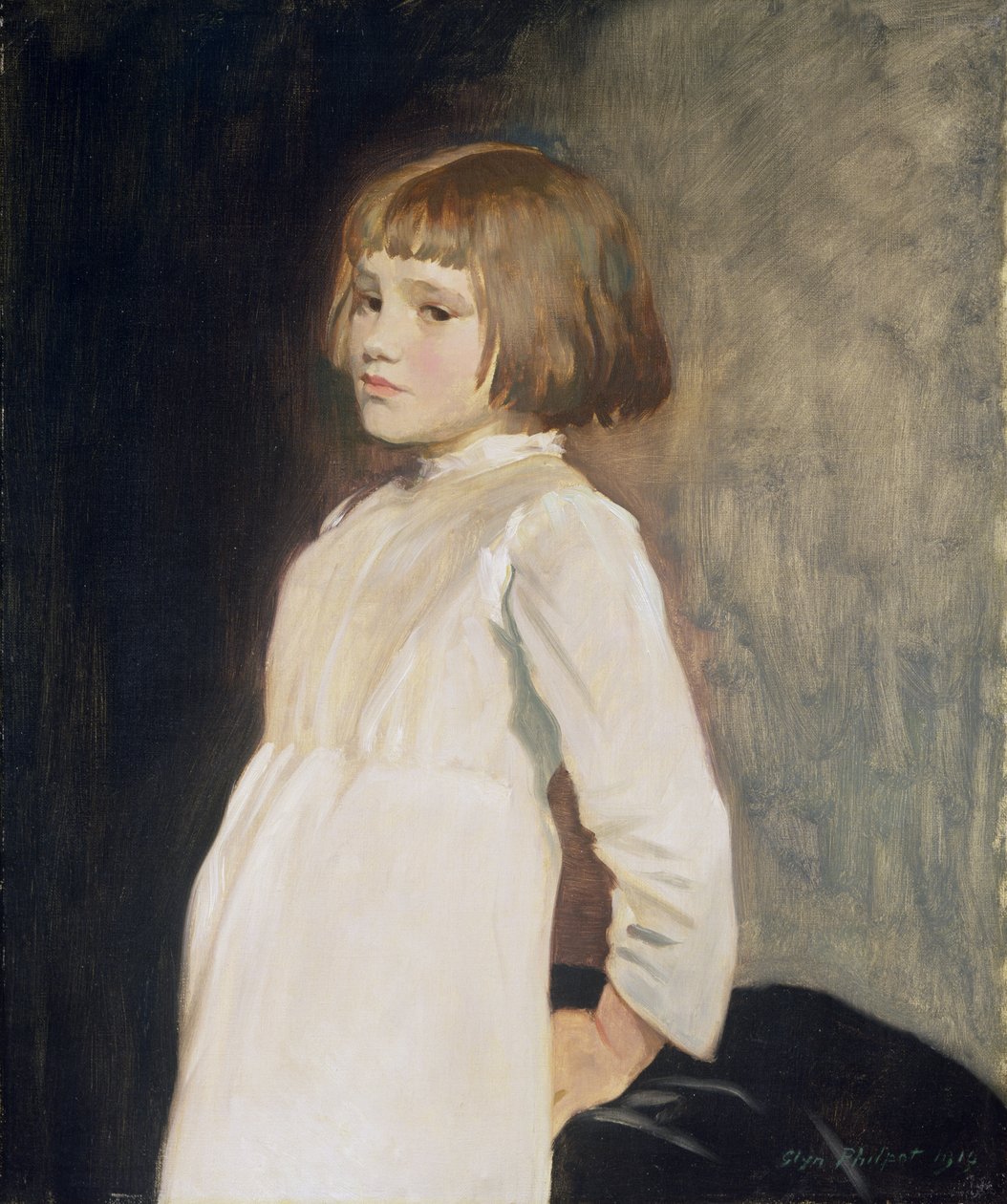 Gabrielle Cross, kunstnernes niese, 1919 av Glyn Warren Philpot